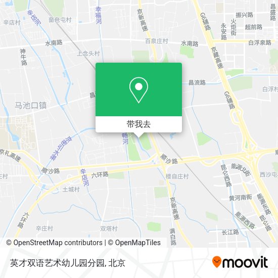 英才双语艺术幼儿园分园地图