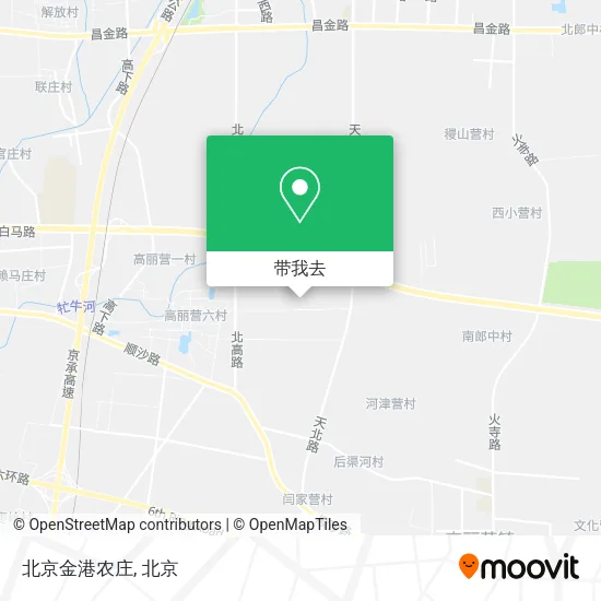 北京金港农庄地图