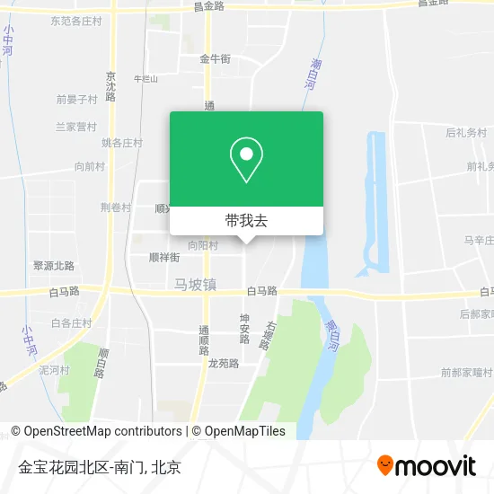 金宝花园北区-南门地图