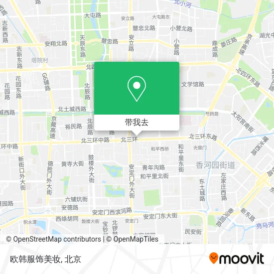 欧韩服饰美妆地图