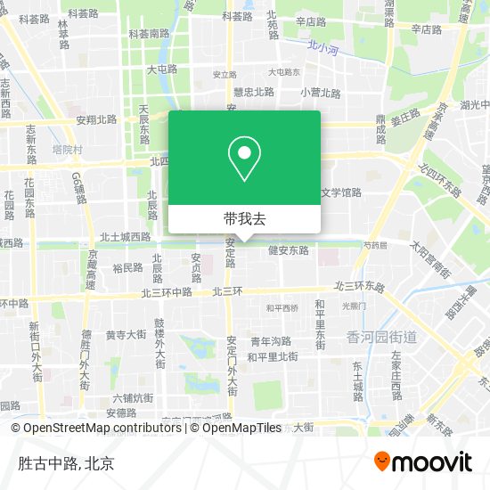 胜古中路地图