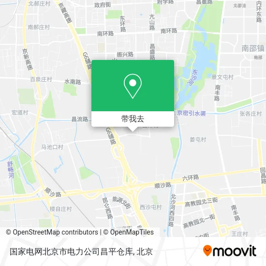 国家电网北京市电力公司昌平仓库地图