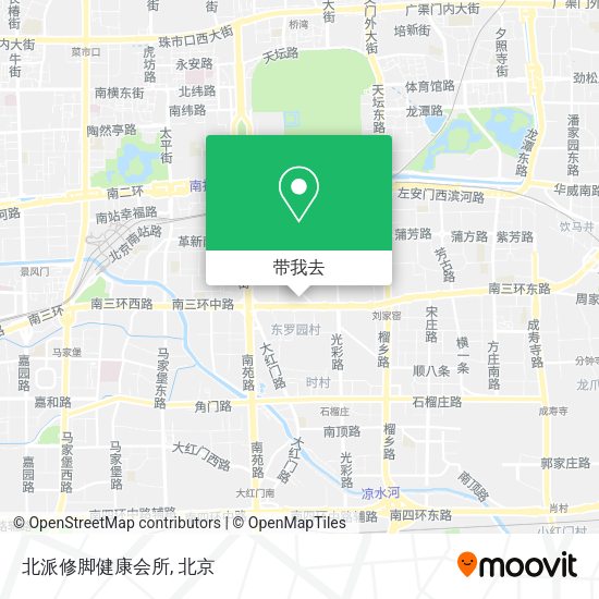 北派修脚健康会所地图