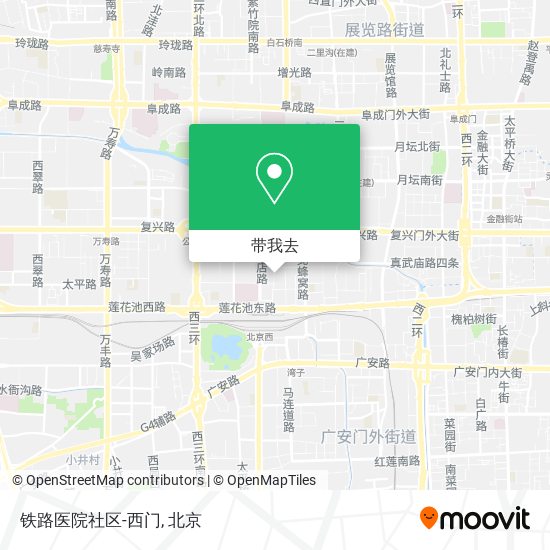 铁路医院社区-西门地图