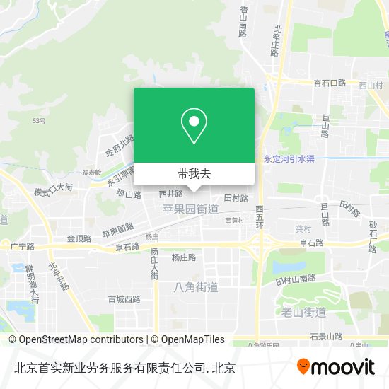 北京首实新业劳务服务有限责任公司地图