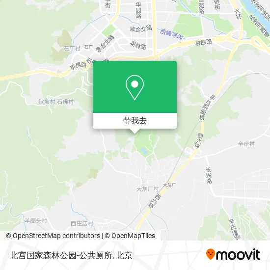 北宫国家森林公园-公共厕所地图