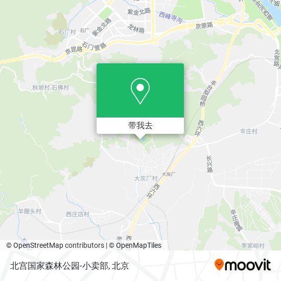 北宫国家森林公园-小卖部地图