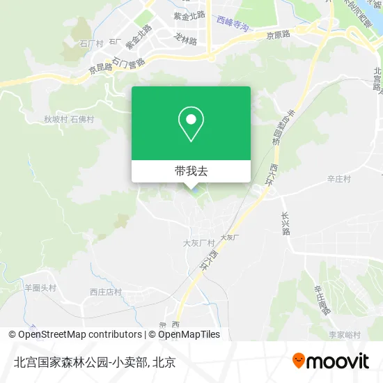 北宫国家森林公园-小卖部地图