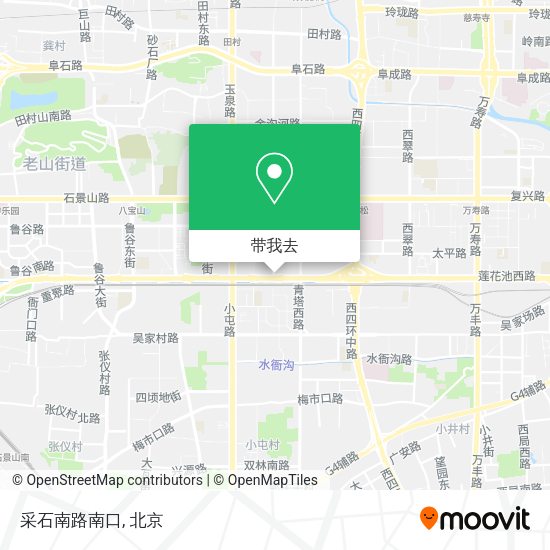 采石南路南口地图