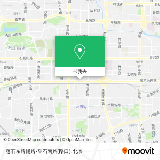莲石东路辅路/采石南路(路口)地图