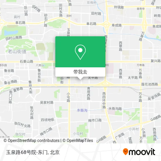 玉泉路68号院-东门地图
