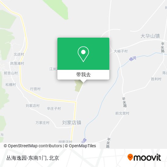 丛海逸园-东南1门地图