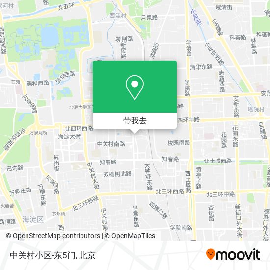 中关村小区-东5门地图