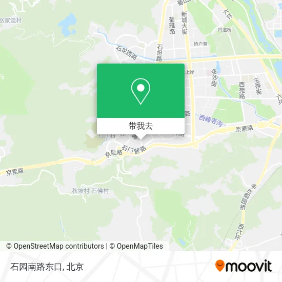 石园南路东口地图