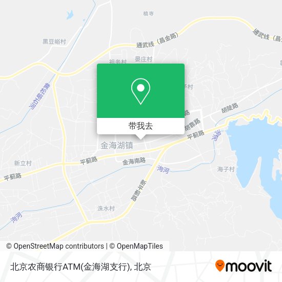 北京农商银行ATM(金海湖支行)地图