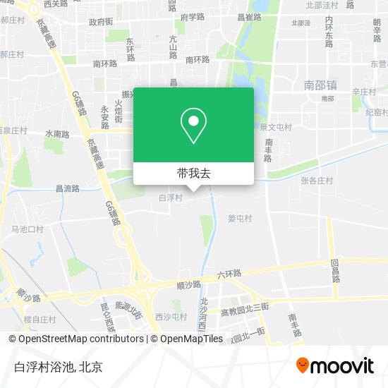 白浮村浴池地图