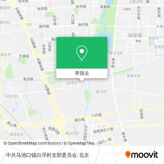 中共马池口镇白浮村支部委员会地图