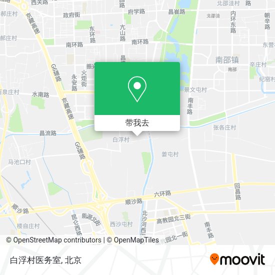 白浮村医务室地图