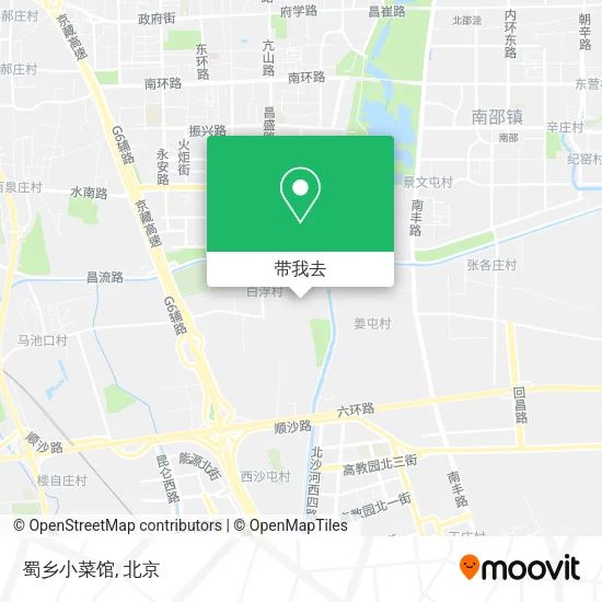 蜀乡小菜馆地图