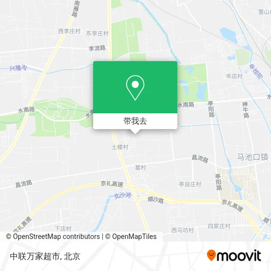中联万家超市地图