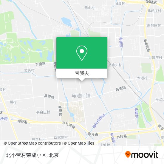 北小营村荣成小区地图