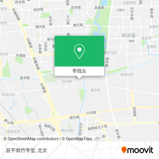 昌平雨竹学堂地图