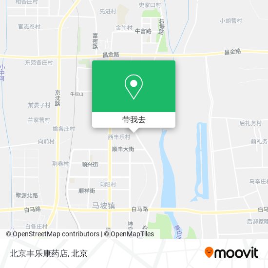 北京丰乐康药店地图
