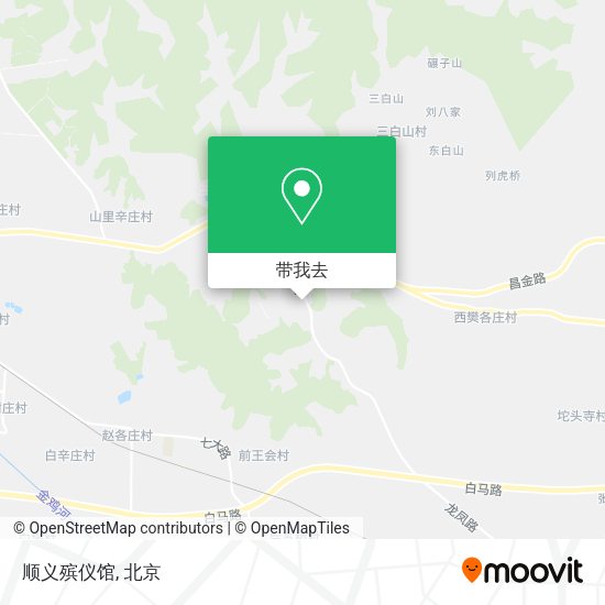 顺义殡仪馆地图