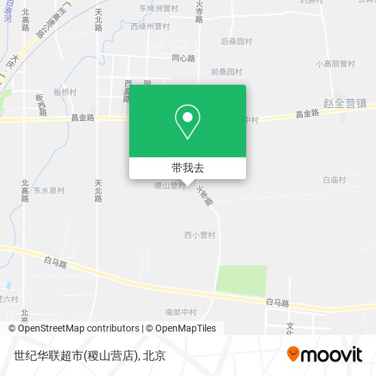 世纪华联超市(稷山营店)地图