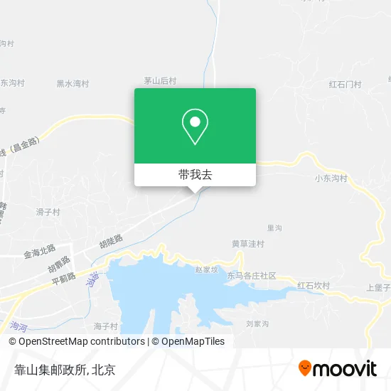 靠山集邮政所地图