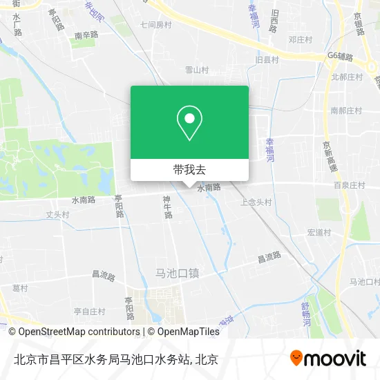 北京市昌平区水务局马池口水务站地图