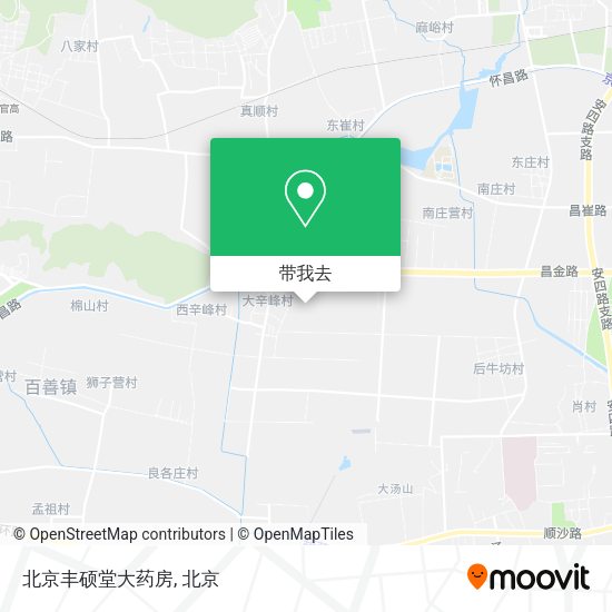 北京丰硕堂大药房地图
