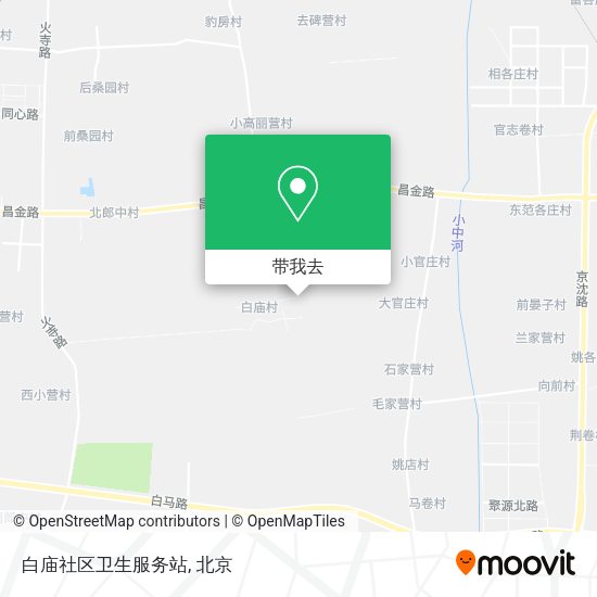 白庙社区卫生服务站地图