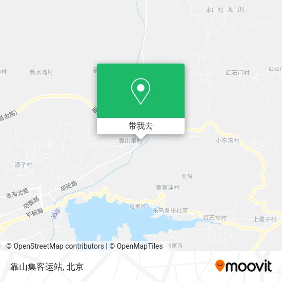 靠山集客运站地图