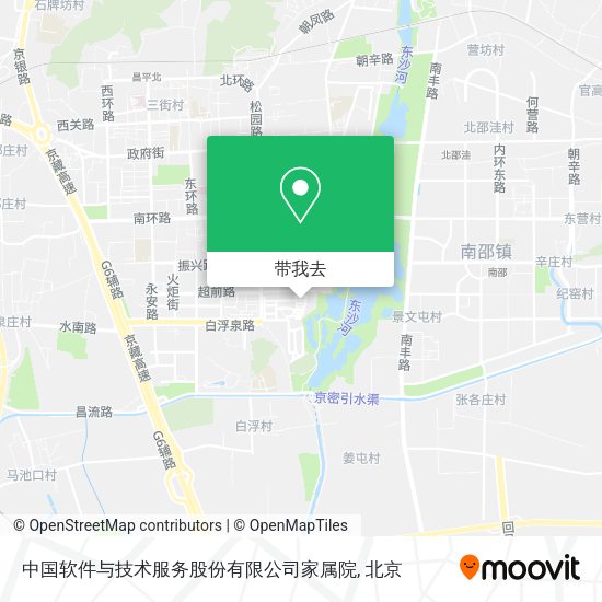 中国软件与技术服务股份有限公司家属院地图