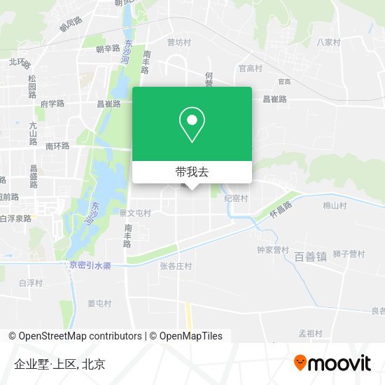 企业墅·上区地图