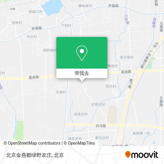 北京金燕都绿野农庄地图