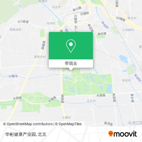 华彬健康产业园地图