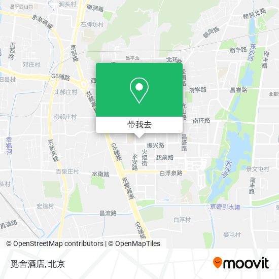 觅舍酒店地图
