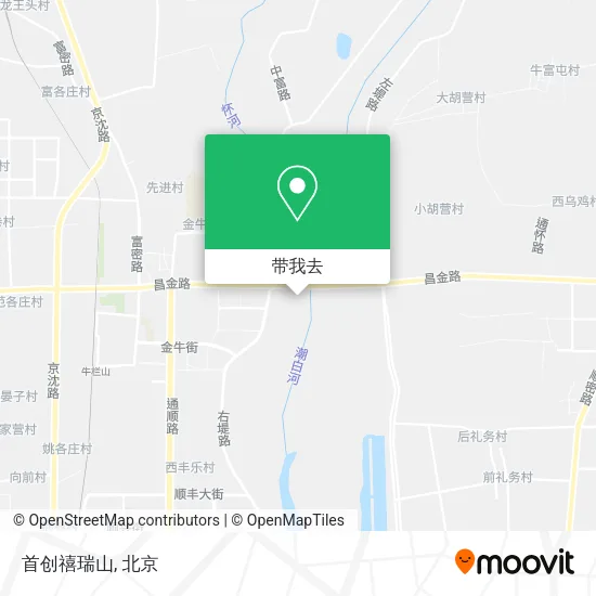 首创禧瑞山地图