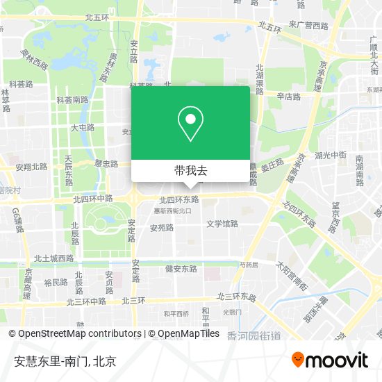 安慧东里-南门地图