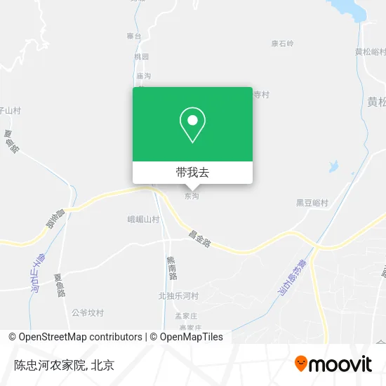 陈忠河农家院地图