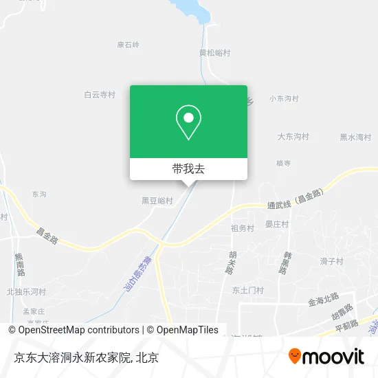 京东大溶洞永新农家院地图