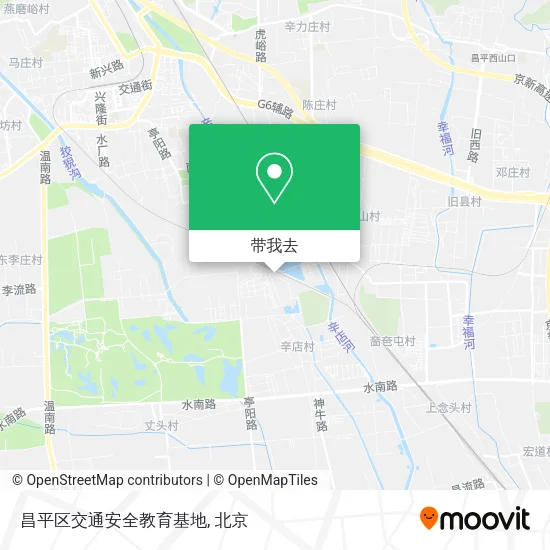 昌平区交通安全教育基地地图