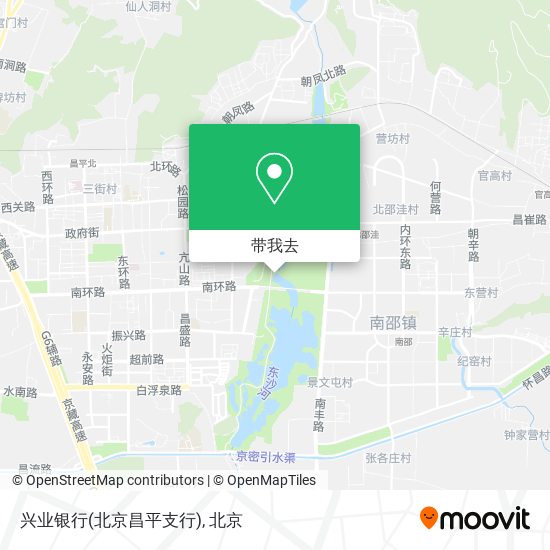 兴业银行(北京昌平支行)地图