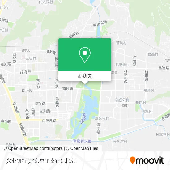 兴业银行(北京昌平支行)地图