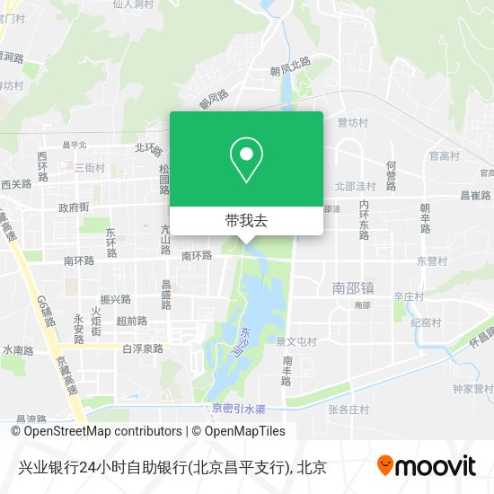 兴业银行24小时自助银行(北京昌平支行)地图