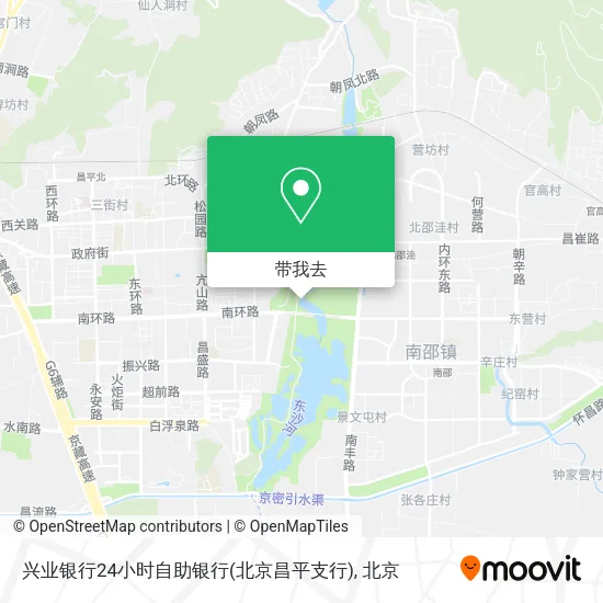 兴业银行24小时自助银行(北京昌平支行)地图