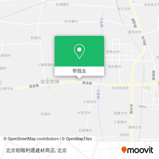 北京朝顺利通建材商店地图