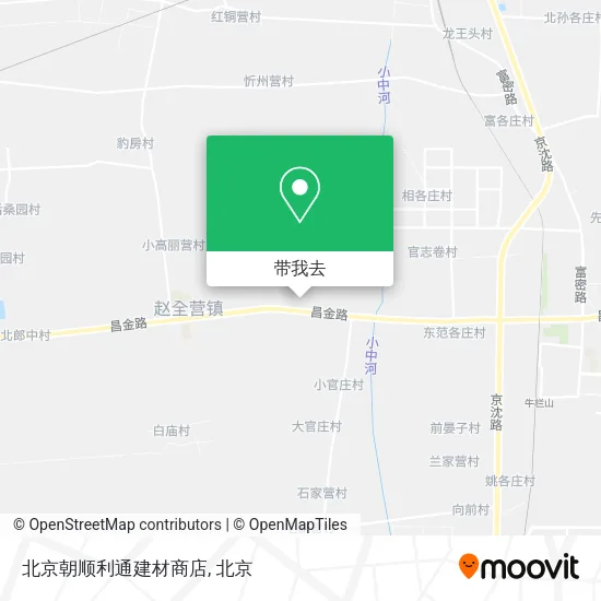 北京朝顺利通建材商店地图